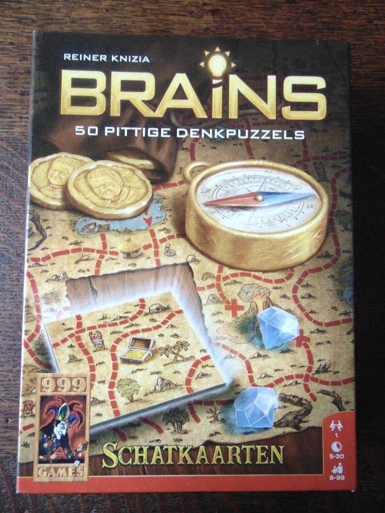 Brains Schatkaarten Nieuw Spel van 999 Games, Een of twee spelers, Ophalen of Verzenden, Nieuw, 999 games