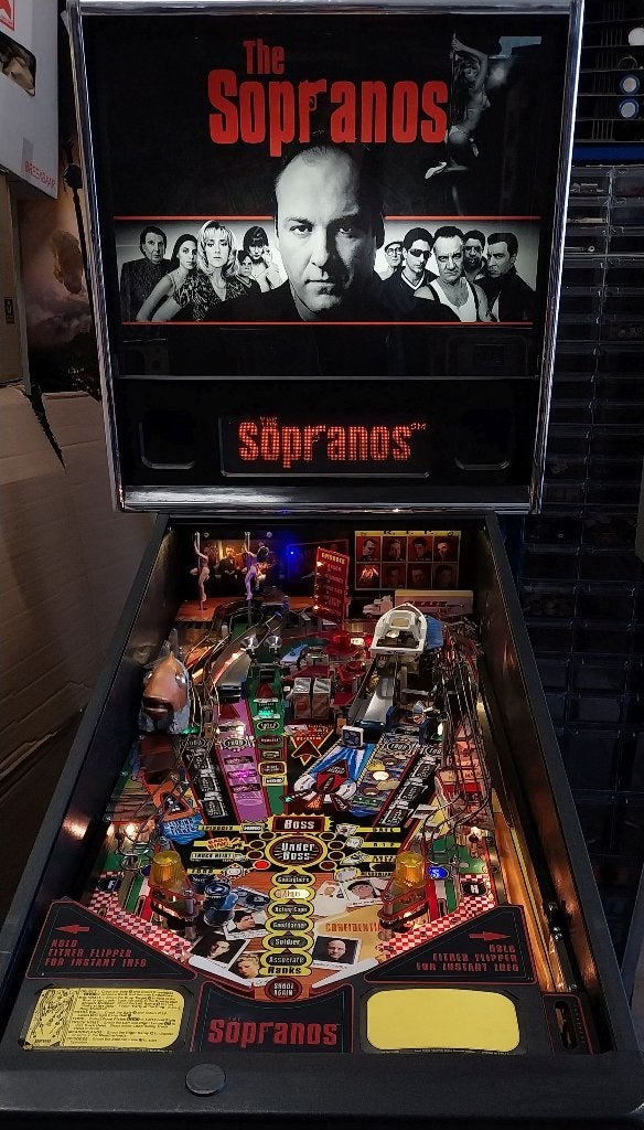 Te Koop: Stern Sopranos flipperkast, Verzamelen, Ophalen, Gebruikt, Stern, Dot-matrix