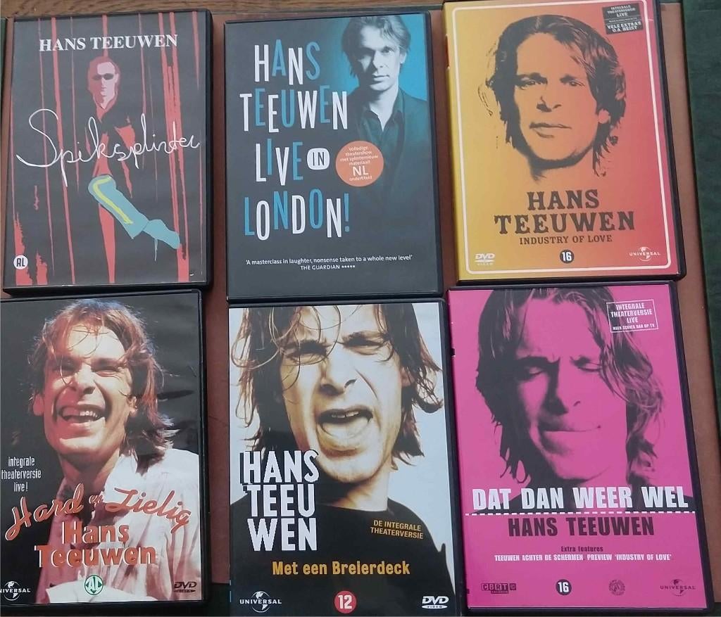 Hans Teeuwen CD 's DVD 's - hoeft niet in 1 koop, Alle leeftijden, Ophalen of Verzenden, Zo goed als nieuw, Stand-up of Theatershow