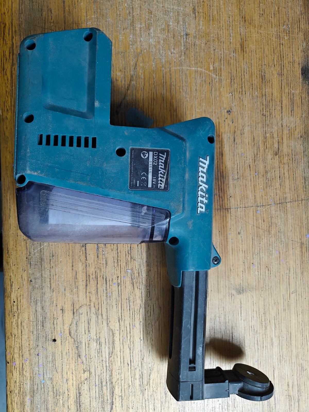 Makita DX02 18V Stofafzuiging voor Boorhamer, Ophalen of Verzenden, Gebruikt, Overige typen, Makita
