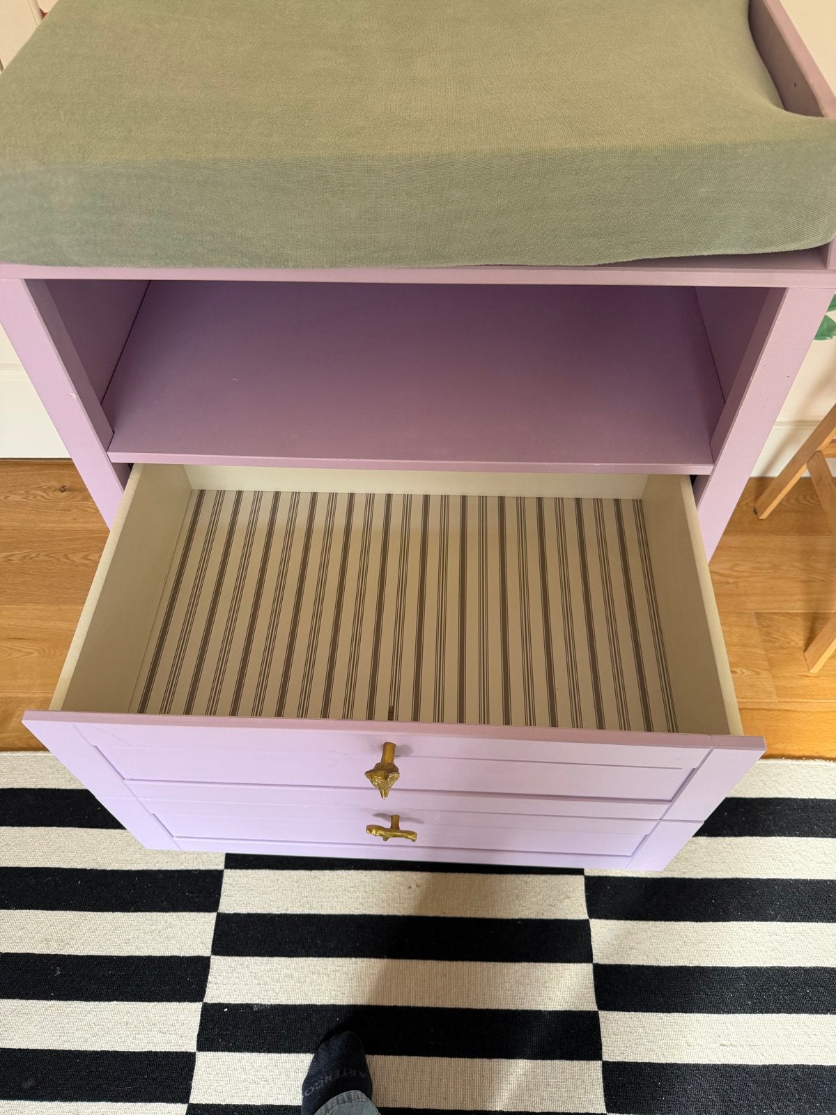 Ikea Sundvik : Lila Commode met Lades - Zelf Opgeknapt, Ophalen, Gebruikt, 50 tot 70 cm, 75 tot 100 cm