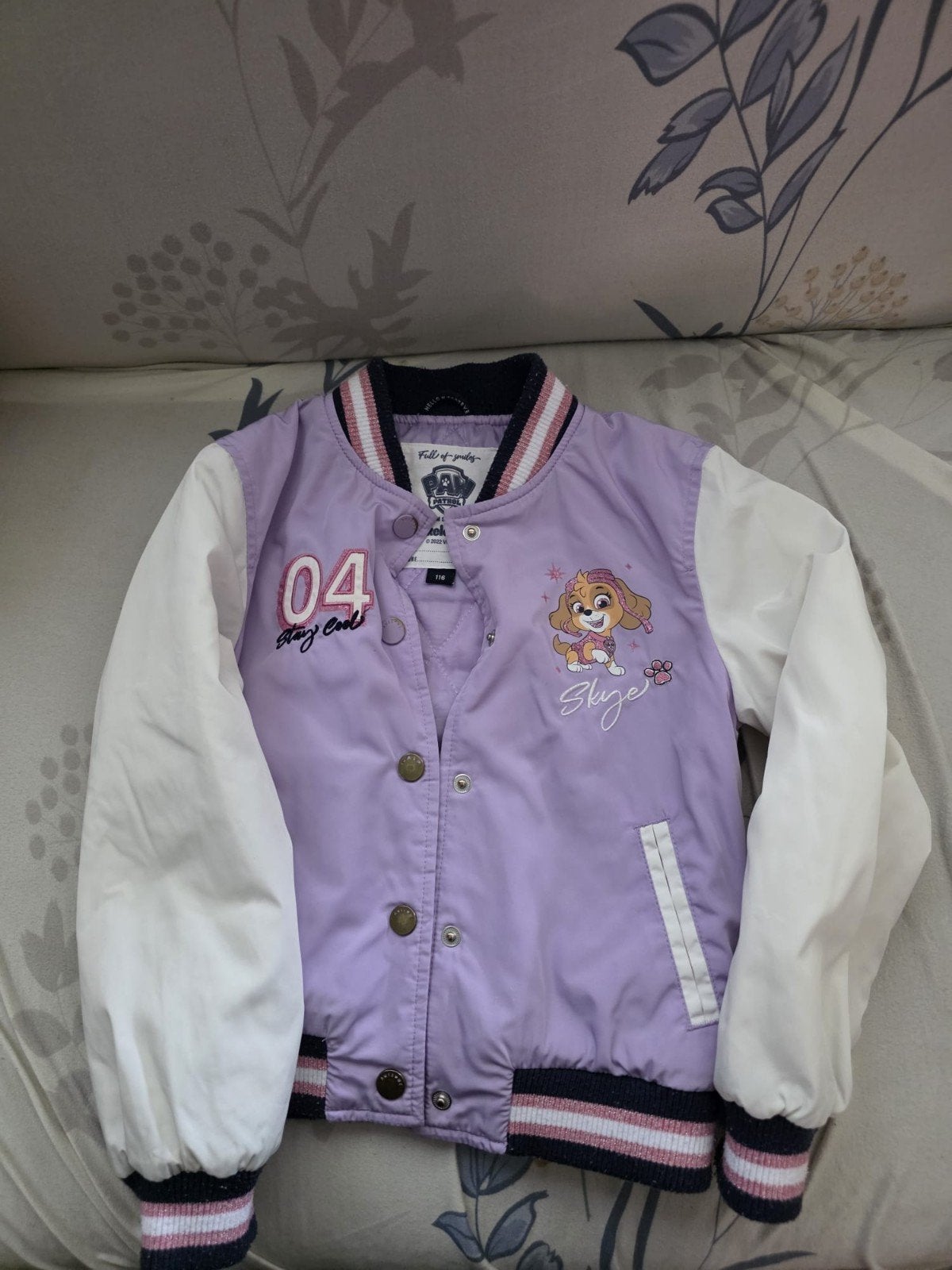 Paw Patrol Skye bomberjack maat 116, Ophalen, Meisje, Zo goed als nieuw, Paw Patrol