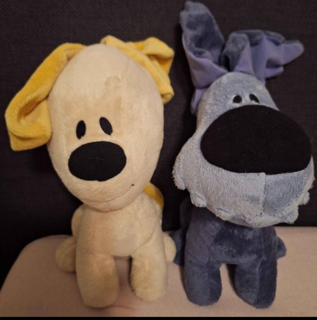 Grote Woezel en Pip knuffels, Overige merken, Zo goed als nieuw, Middelgroot (20 tot 80 cm), Geel
