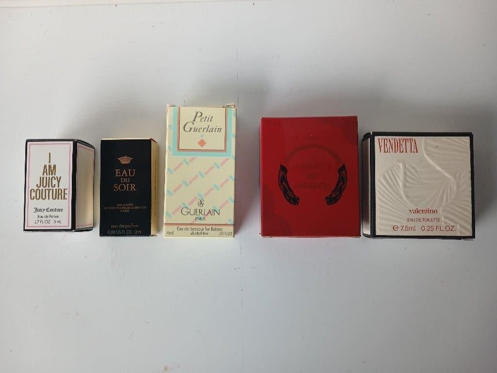 Valentino Vendetta , Petit Guerlain, Panthere de Cartier, .., Verzenden, Nieuw, Miniatuur, Gevuld