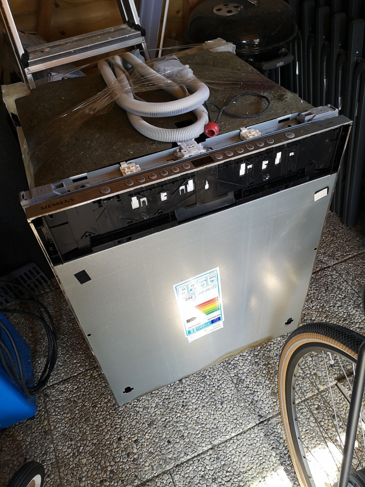 Siemens inbouw vaatwasser sx836x00pe, Ophalen, Gebruikt, Energieklasse A of zuiniger, Inbouw