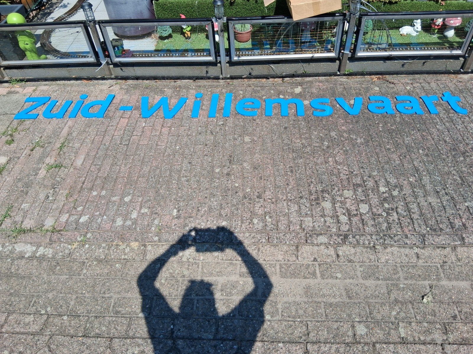 Kunststof letters helder blauw, Zuid-Willemsvaart, Ophalen of Verzenden