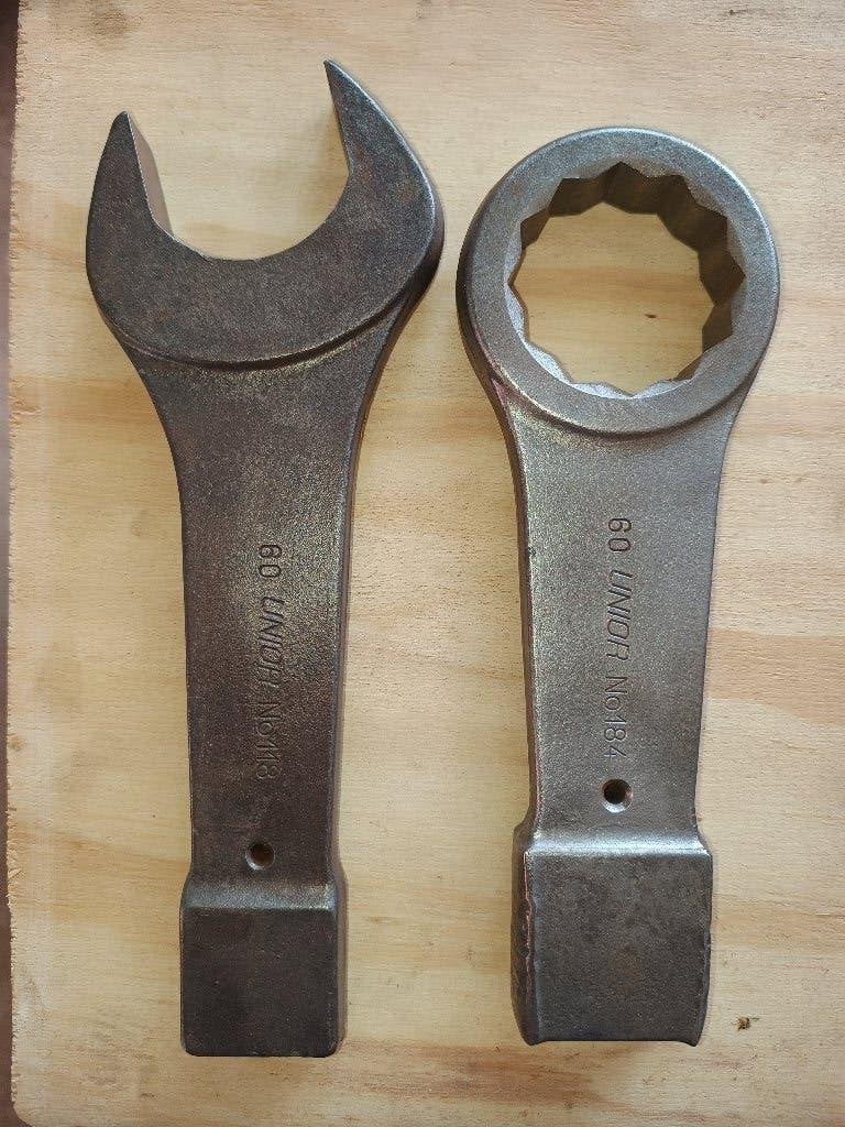 Unior slagsleutel set 60mm, Ophalen of Verzenden, Zo goed als nieuw, Sleutel/ratel, Overige merken