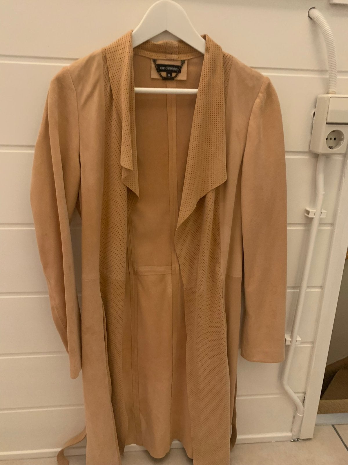 Caroline biss suede jas, Kleding | Dames, Ophalen of Verzenden, Zo goed als nieuw, Maat 38/40 (M)