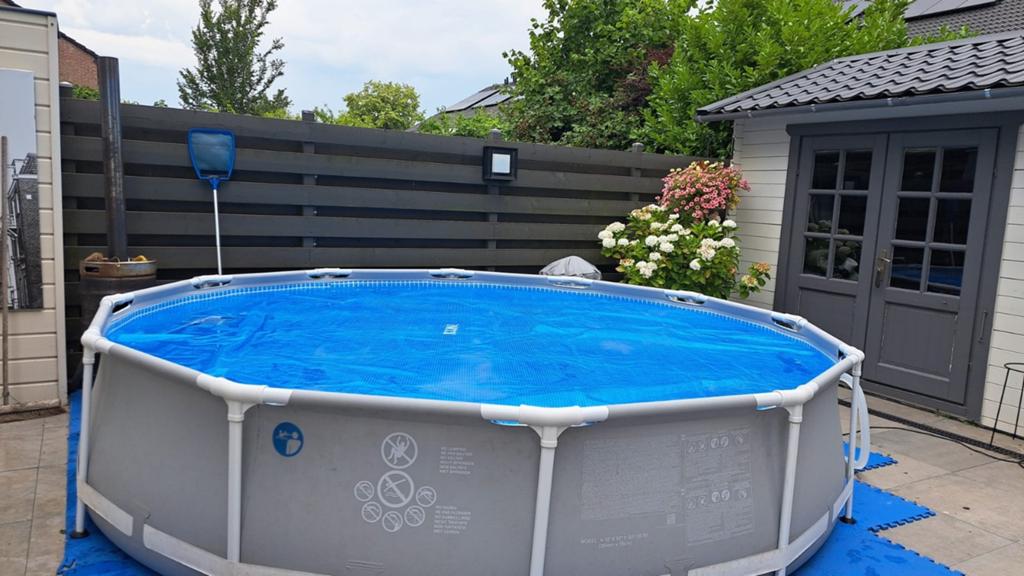 ​Ultra-complete Intex Prism Frame Pool (366 cm), Tuin en Terras, Ophalen, Gebruikt, Minder dan 80 cm, Rond