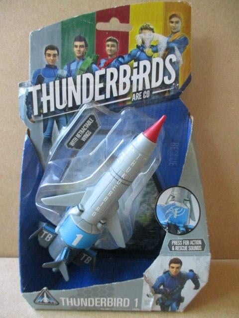 adv11261 thunderbirds vliegtuig 1, Ophalen, Overige figuren, Zo goed als nieuw, Overige typen