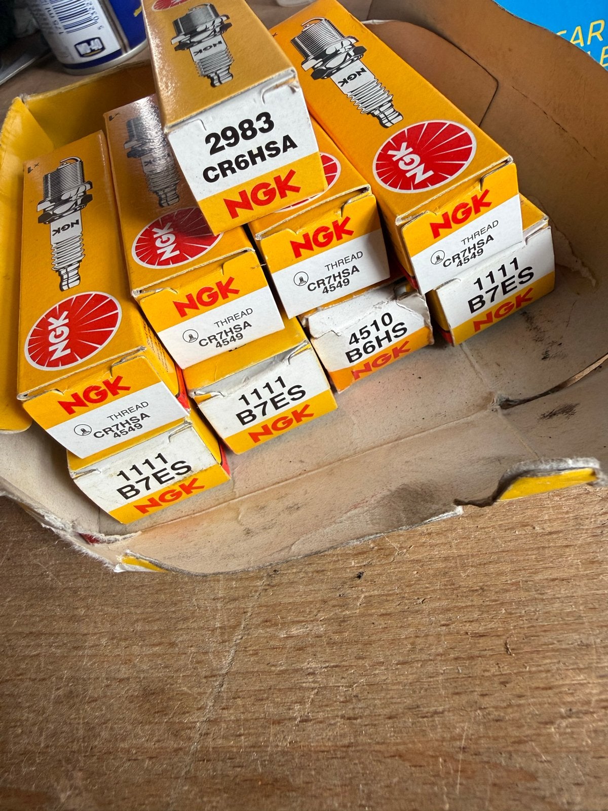 NGK Bougies - Diverse types (CR6HSA, CR7HSA, B7ES, B6HS), Ophalen of Verzenden, Nieuw, Universele onderdelen