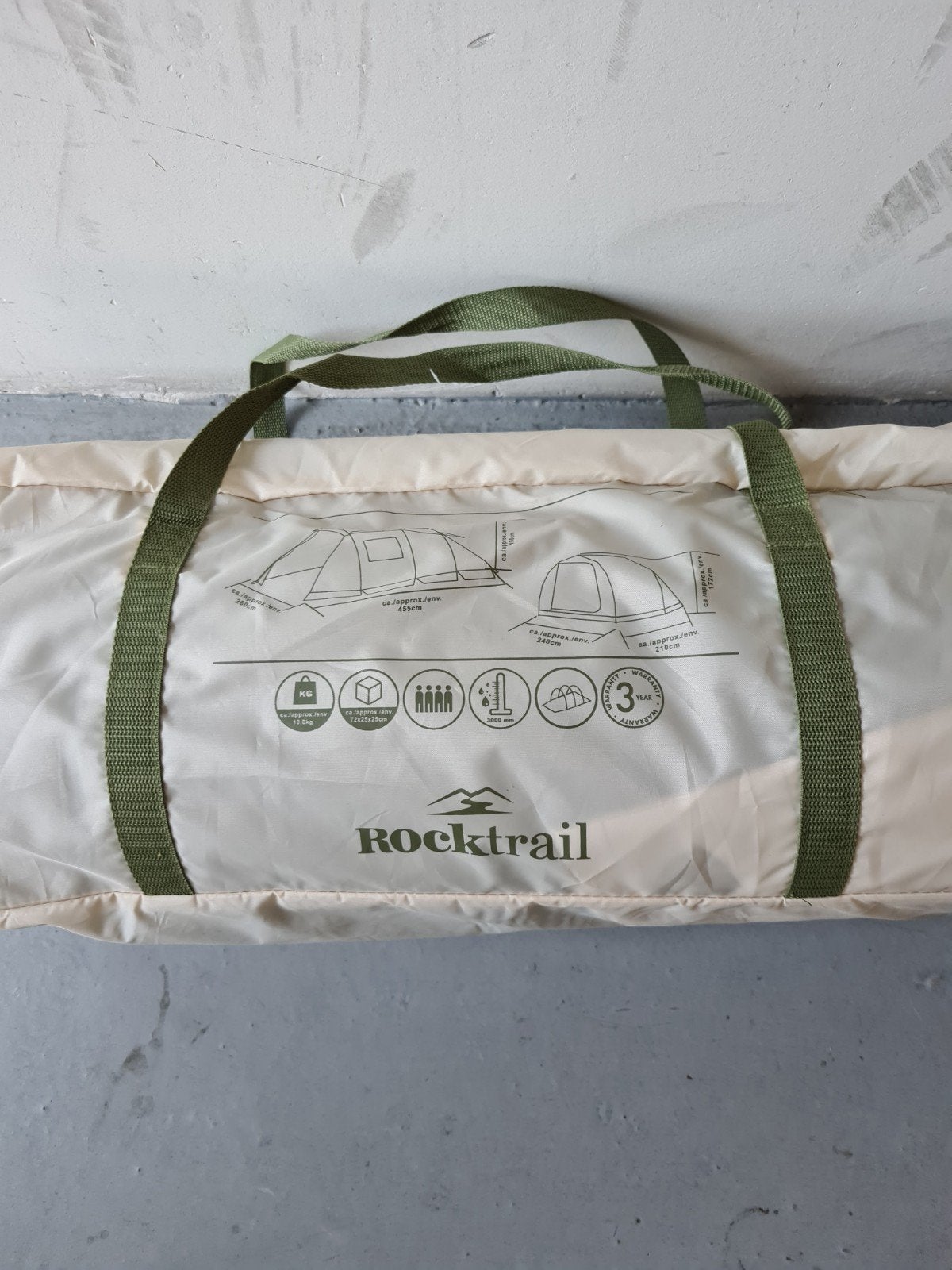 Rocktrail 4 personse family tunnel tent, Ophalen of Verzenden, Nieuw, Tot en met 4