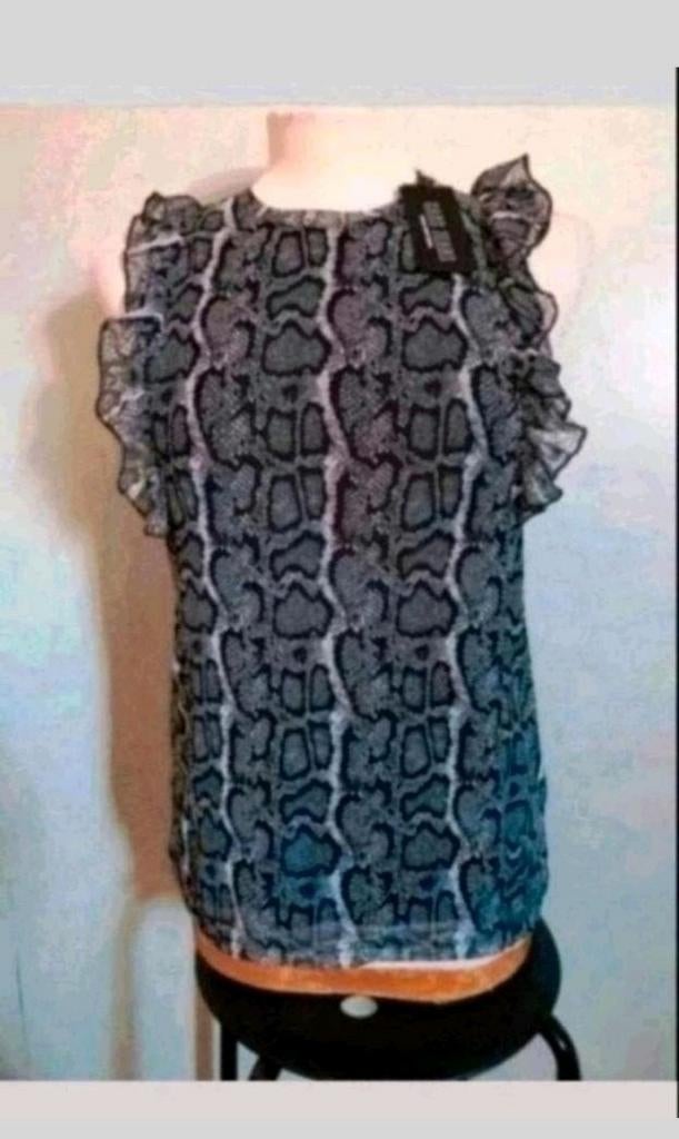 Nieuw slangenprint blouse, Ophalen of Verzenden, Nieuw, Maat 36 (S)