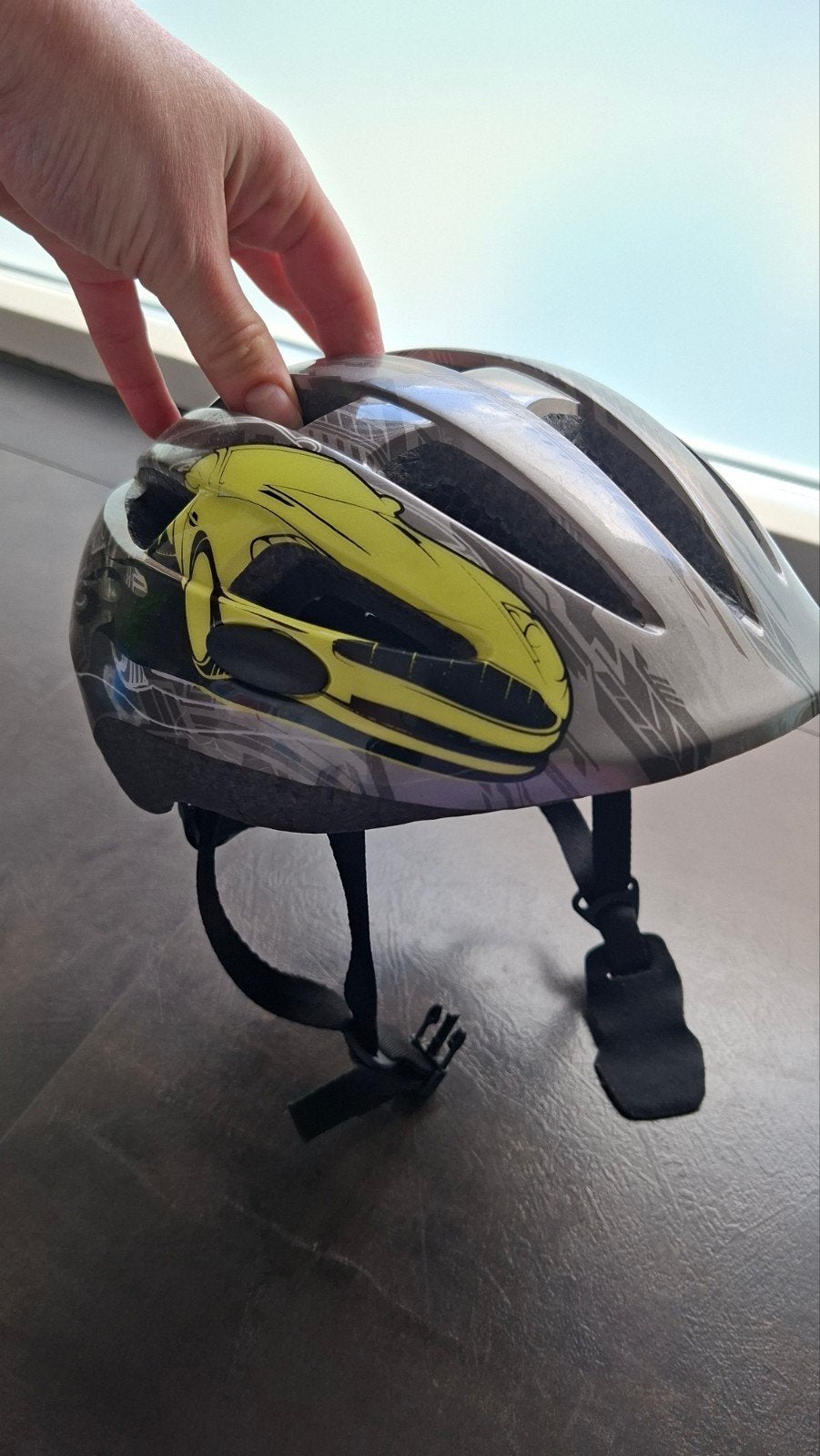 Verstelbare fietshelm kind // small, Ophalen, Gebruikt, S, Jongen of Meisje