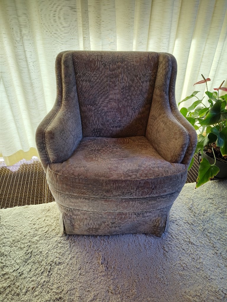 Klassieke fauteuil, Ophalen, Gebruikt, 75 tot 100 cm, Stof