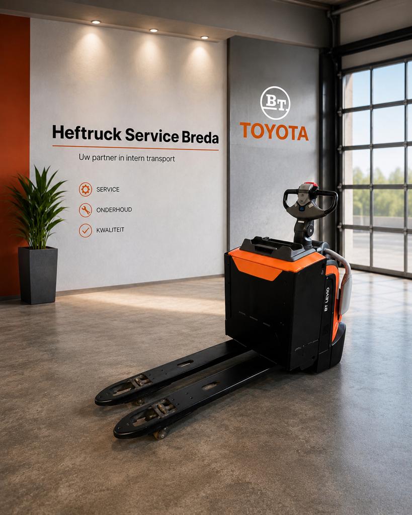 Toyota BT LPE200 Meerijpalletwagen 2000KG, Doe-het-zelf en Verbouw, Palletwagens en Pompwagens, Ophalen of Verzenden, Zo goed als nieuw