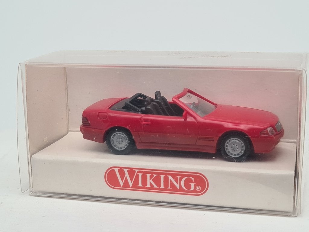Mercedes 500 SL cabriolet - Wiking 1/87, Verzenden, Zo goed als nieuw, Auto, Wiking