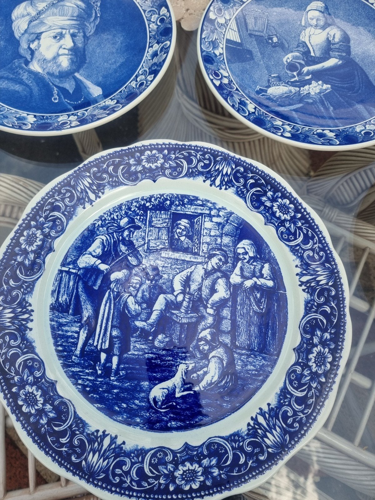 Delfts Blauw wandborden met Hollandse Meesters, Ophalen of Verzenden