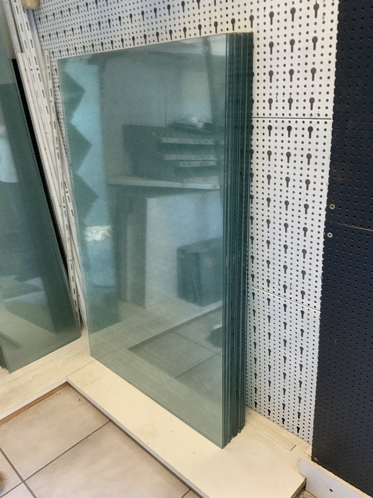 Glasplaat veiligheids glas, Doe-het-zelf en Verbouw, Glas en Ramen, Ophalen, Gebruikt, Minder dan 80 cm, 80 tot 120 cm