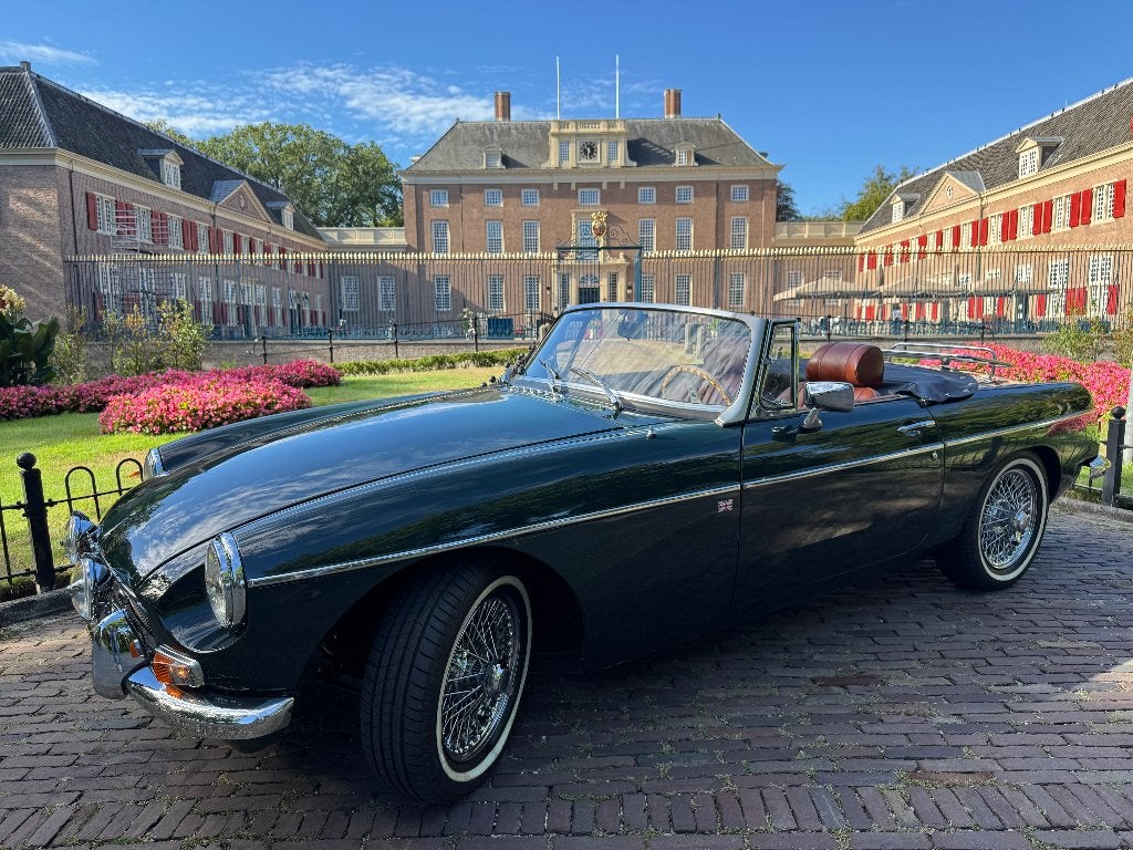 MG B 1.8 USA Tourner 1971 British Racing Green, B, Achterwielaandrijving, Cabriolet, Leder
