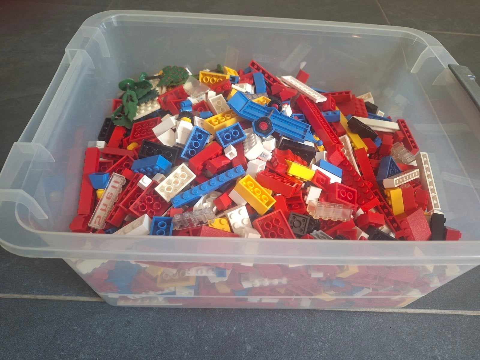 Bak met ruim 3,5 kg Vintage Lego jaren '50/'60, Verzenden, Zo goed als nieuw, Losse stenen, Lego