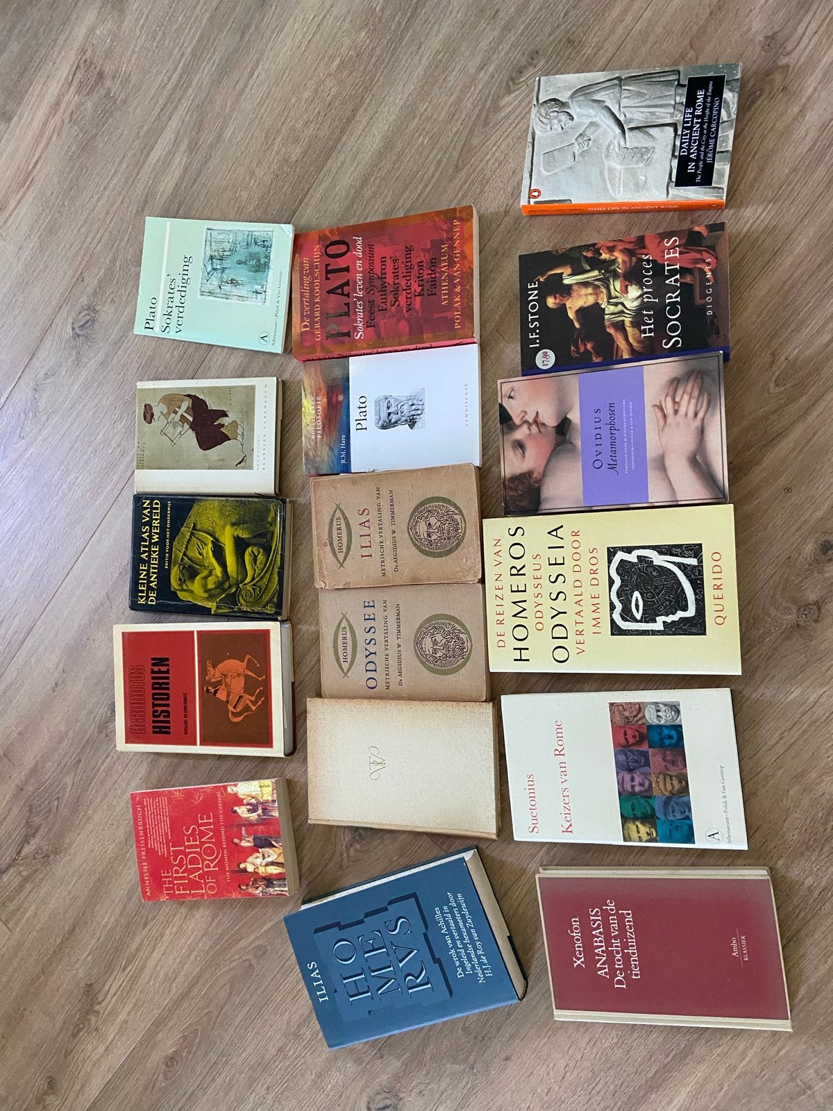 Collectie Klassieke Literatuur: Plato, Homerus, Ovidius, Verzenden, 20e eeuw of later, Gelezen