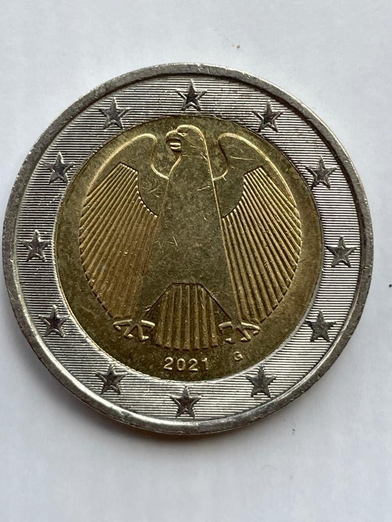 Duitsland 2 euro munt 2021, Postzegels en Munten, Munten | Europa | Euromunten, Ophalen of Verzenden, Duitsland, 2 euro, Losse munt