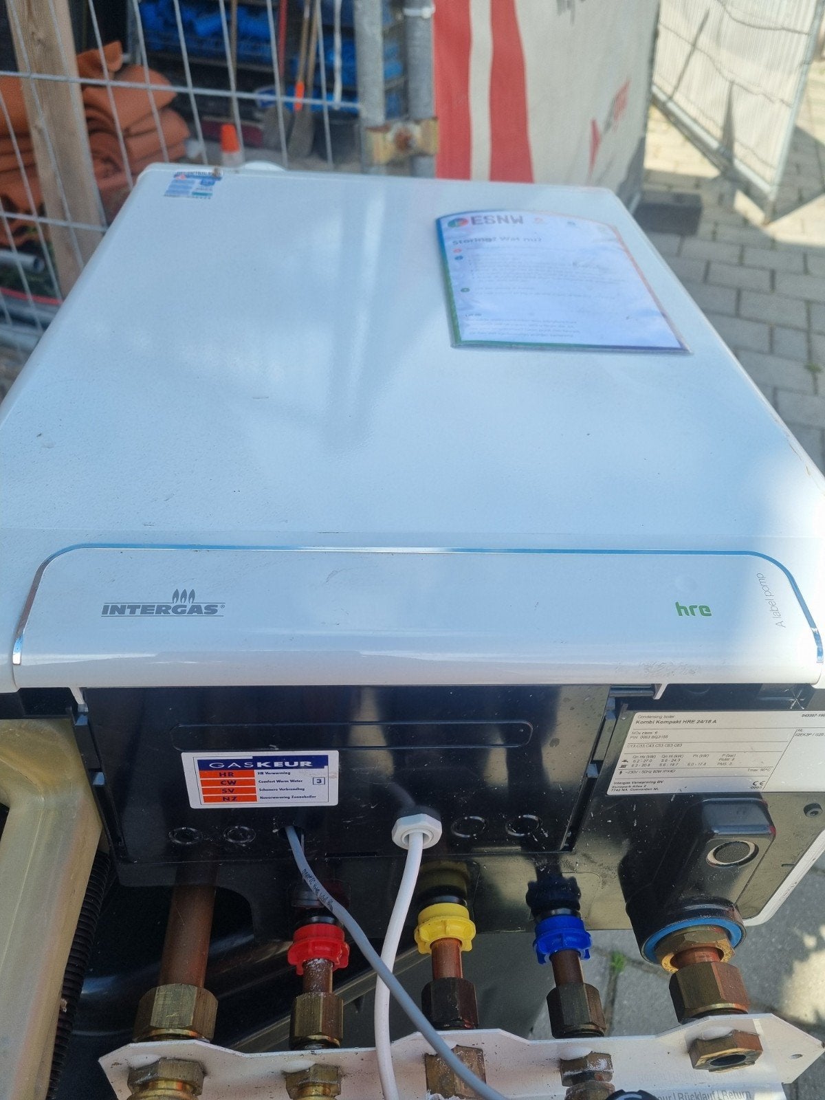 Intergas Kompakt HRE 24/18 A CV-ketel - Zo goed als nieuw, Gebruikt, Hoog rendement (Hr), Cv-ketel of Combi-ketel, Ophalen of Verzenden