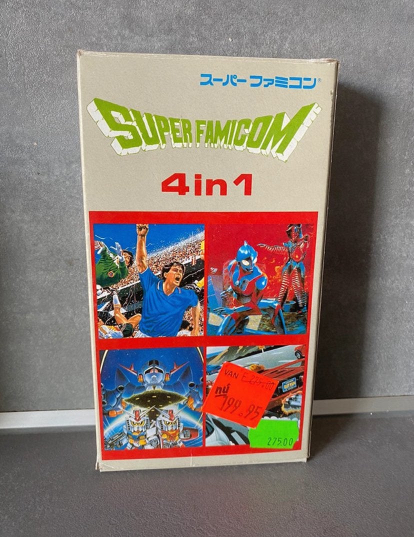 Super famicom 4 in 1 - super nintendo box only, 1 speler, Ophalen of Verzenden, Zo goed als nieuw, Vanaf 3 jaar