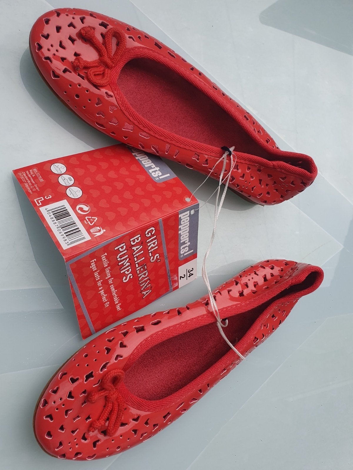 Pepperts! Meisjes Ballerina Pumps - Maat 34, Kinderen en Baby's, Kinderkleding | Schoenen en Sokken, Pepperts!, Meisje, Schoenen