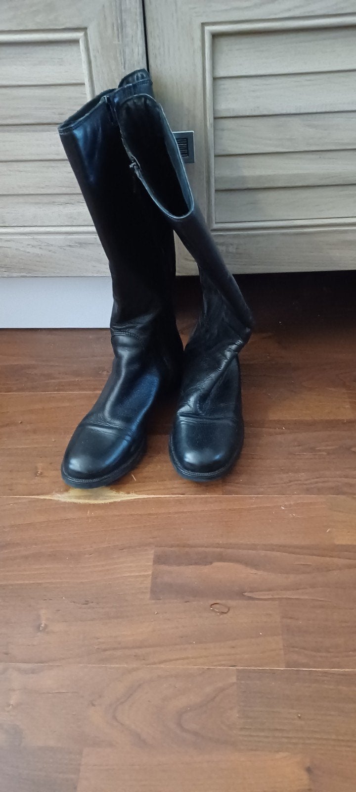 Zwarte hoge laarzen, maat 39., Kleding | Dames, Ophalen of Verzenden