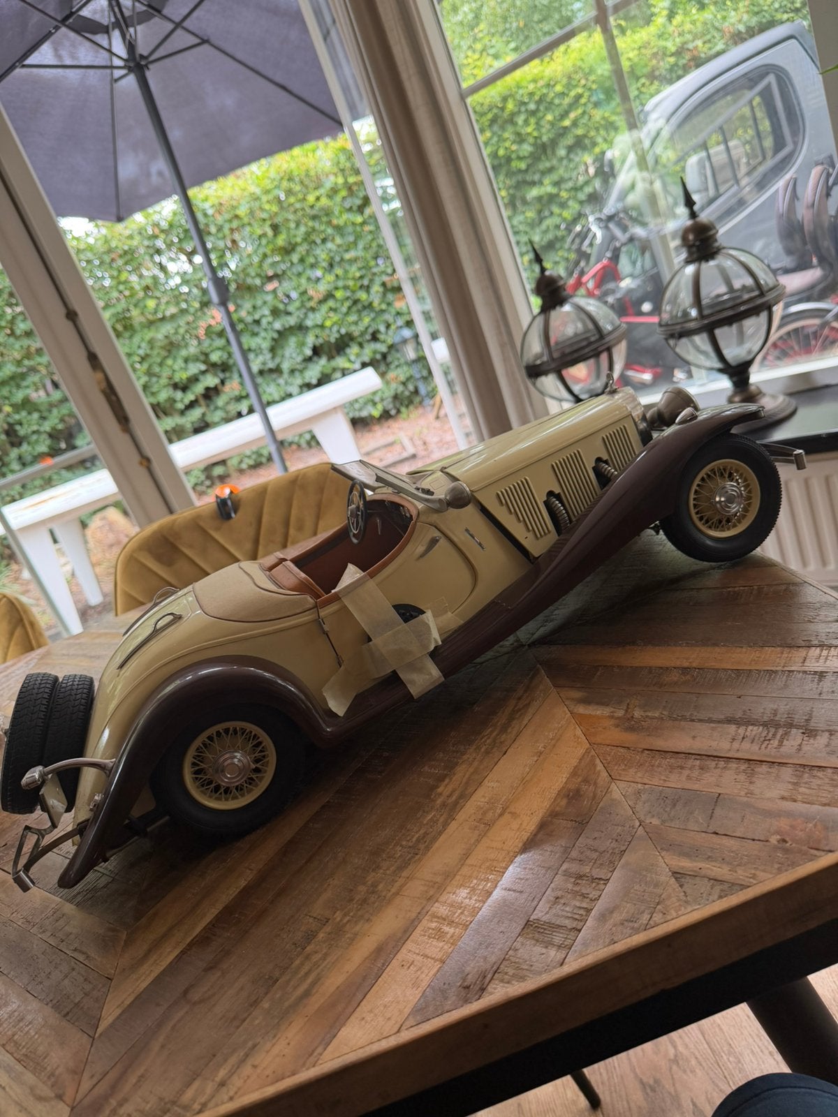 Pocher 1:8 Mercedes Benz 500K Roadster, Hobby en Vrije tijd, Ophalen, Gebruikt, 1:5 t/m 1:8, Auto