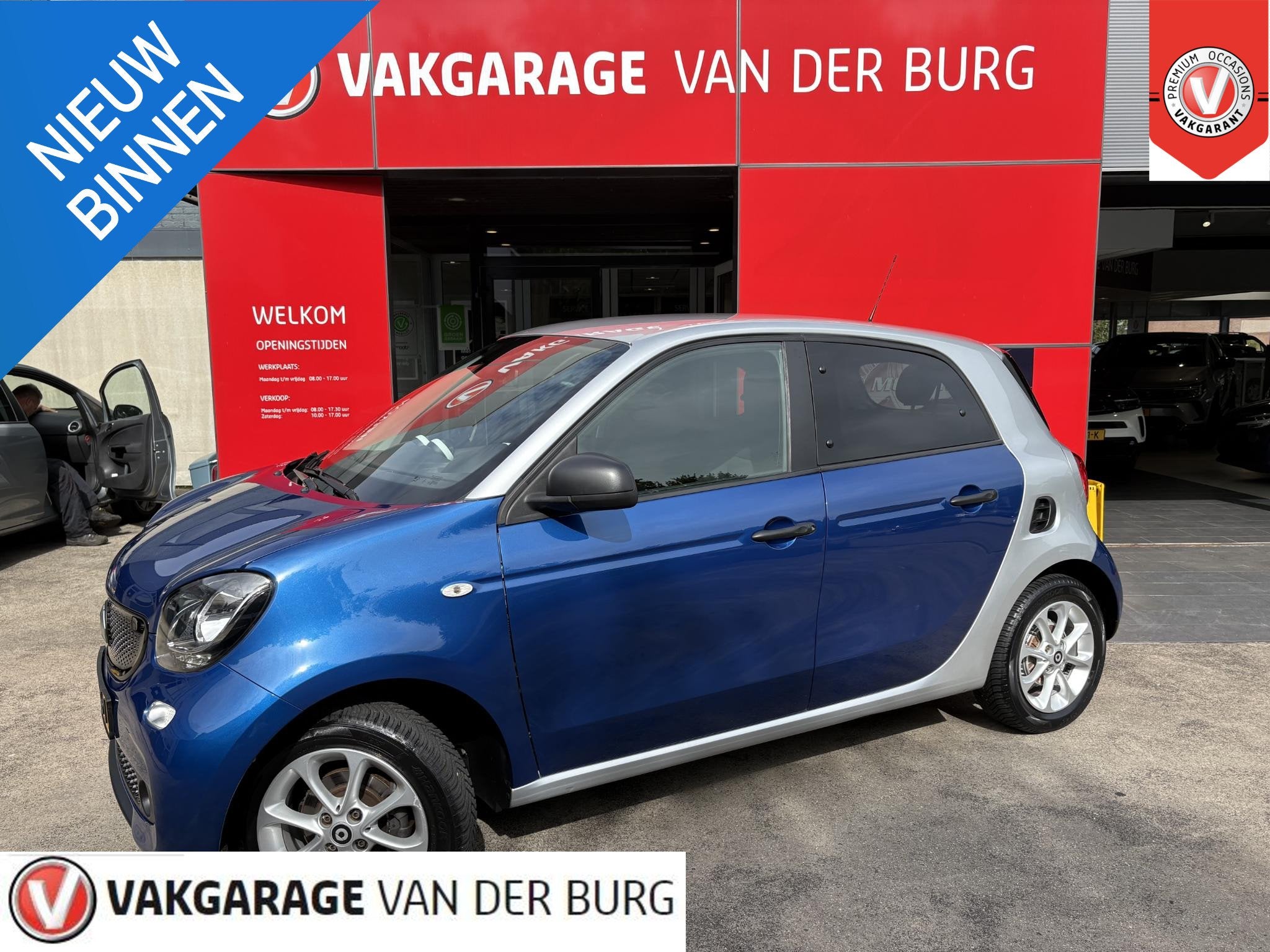 Smart Forfour 1.0 Business Solution Automaat RIJKLAAR, Automaat, 12 maanden, Gebruikt, 905 kg