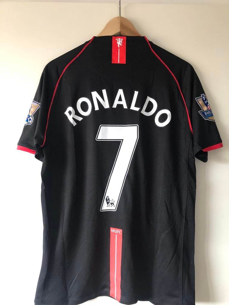 Ronaldo Manchester United retro voetbalshirt maat L, Ophalen of Verzenden, Zo goed als nieuw, Buitenlandse clubs, Shirt