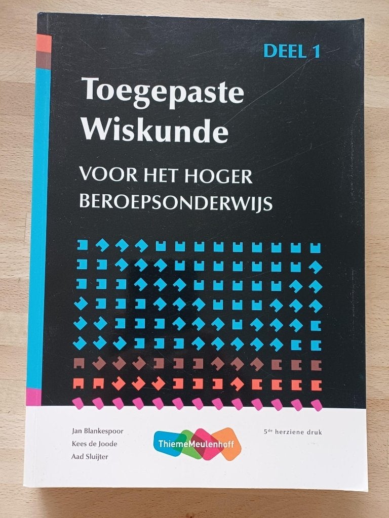 studieboek HBO bouwkunde Toegepaste Wiskunde deel 1, Boeken, Studieboeken en Cursussen, Beta, Nieuw, ThiemeMeulenhoff, HBO