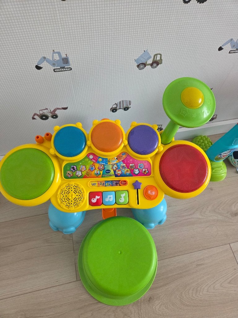 Vtech drumstel, Ophalen, Zo goed als nieuw, 6 maanden tot 2 jaar