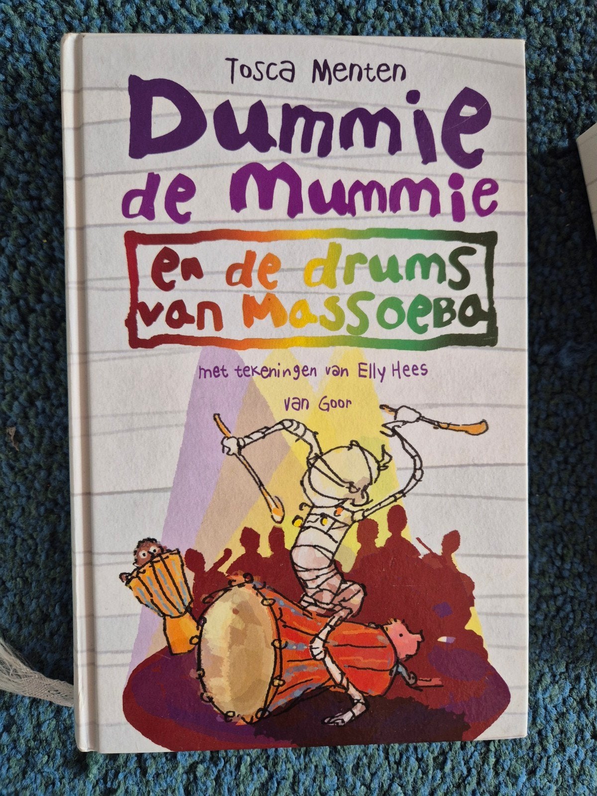 Dummie de Mummie en de drums van Massoeba - Tosca Menten, Ophalen, Zo goed als nieuw