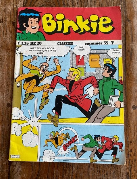 Binkie Comic nummer 35 T, 1976, Eén comic, Ophalen of Verzenden, Gelezen, Amerika