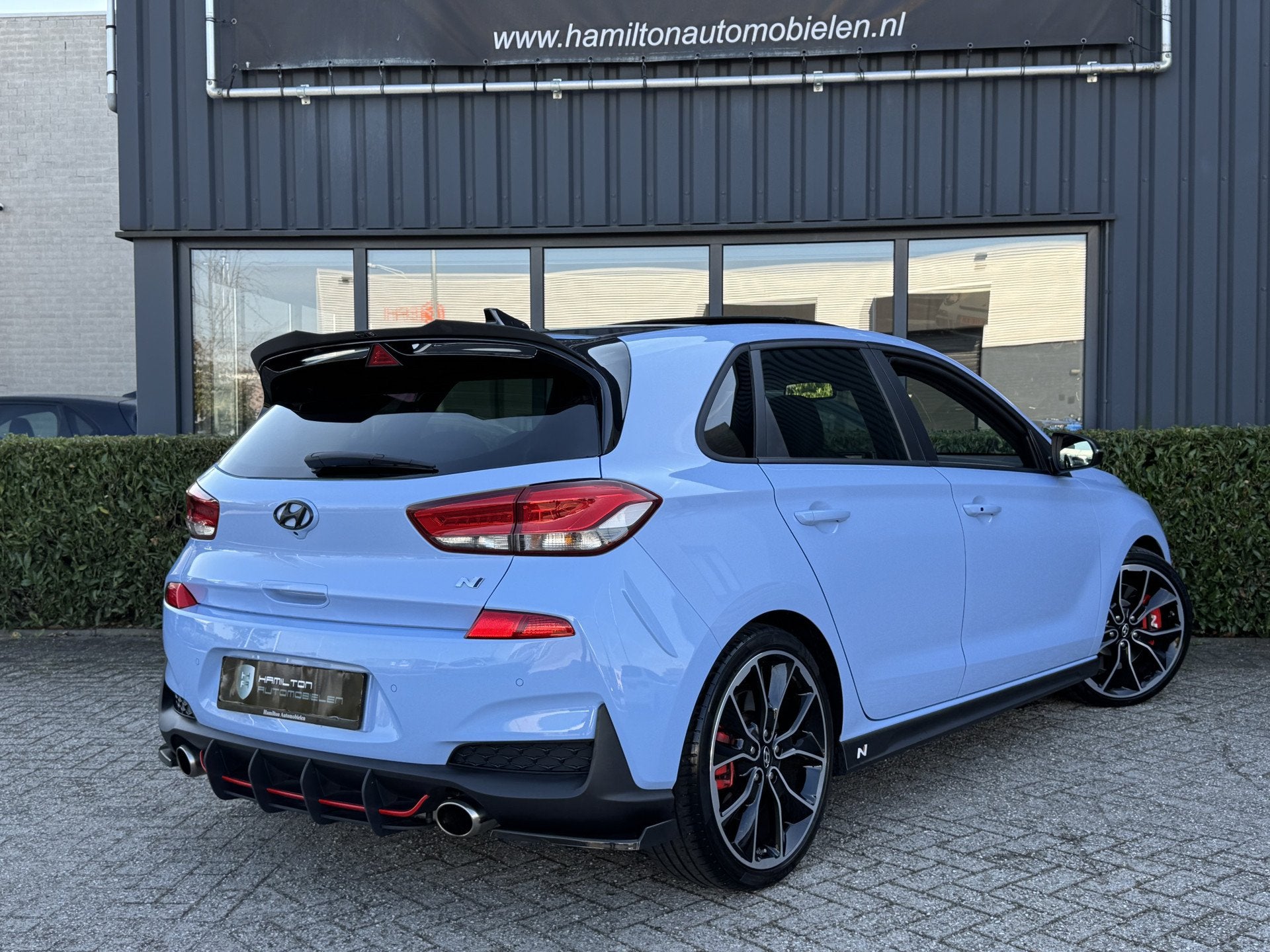 Hyundai i30 N 2 Performance 2.0 T-GDI 275pk Vol opties zeer, Auto's, Gebruikt, 4 cilinders, Blauw, Bedrijf