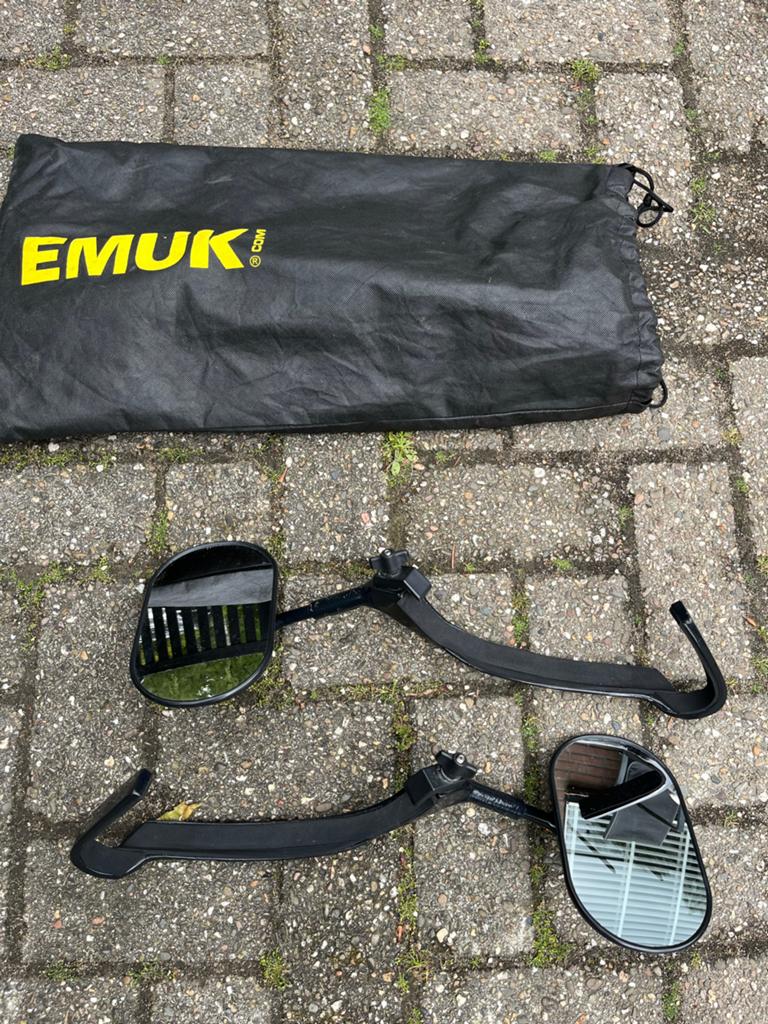 EMUK caravan spiegels VW Golf 7 en Touran, Ophalen of Verzenden, Zo goed als nieuw