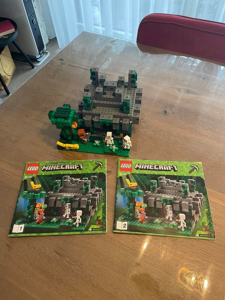 Lego minecraft 21132 De jungletempel, Ophalen, Zo goed als nieuw