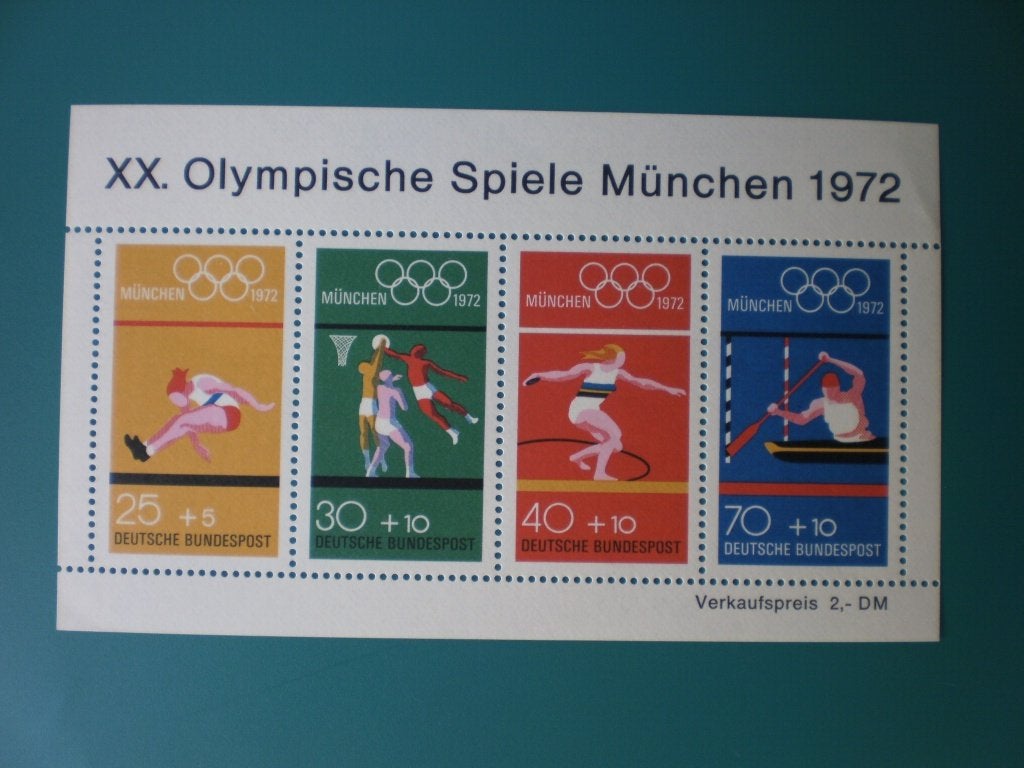 Duitsland- OlympischeSspelen- Blok-Postfris, Verzenden, BRD, Postfris