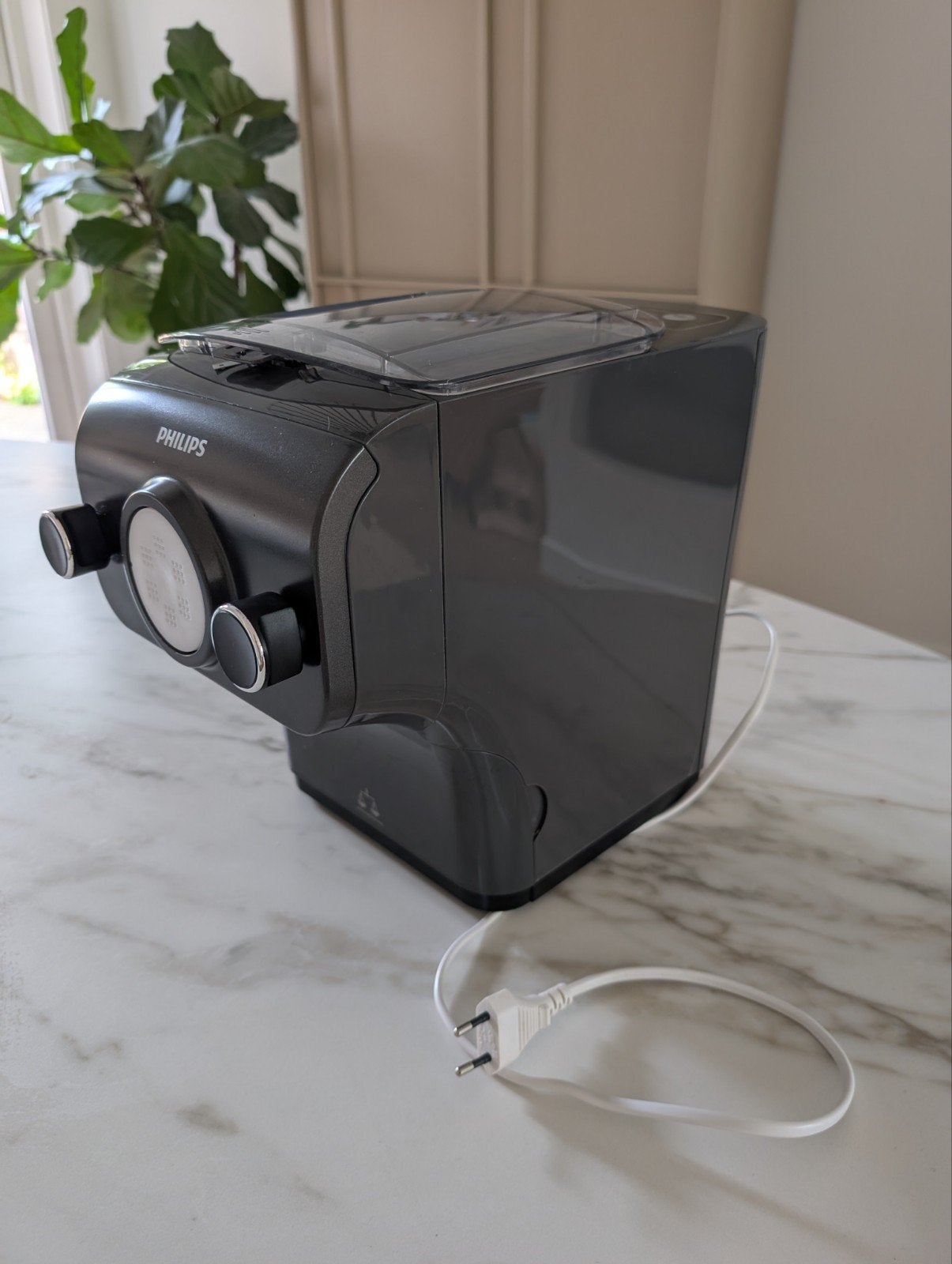 Philips Pastamaker HR2382/10, Gebruikt, 1 tot 2 liter, Ophalen of Verzenden, Vaatwasserbestendig
