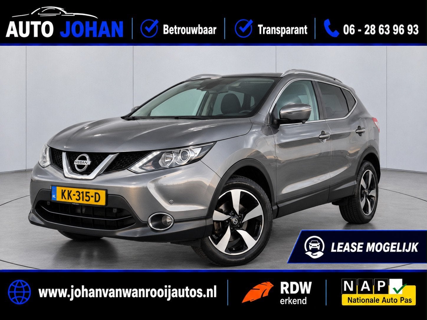 Nissan Qashqai 1.2 N-Connecta/NAVI/CAMERA/NW APK, Voorwielaandrijving, Dealer onderhouden, Stof, Gebruikt