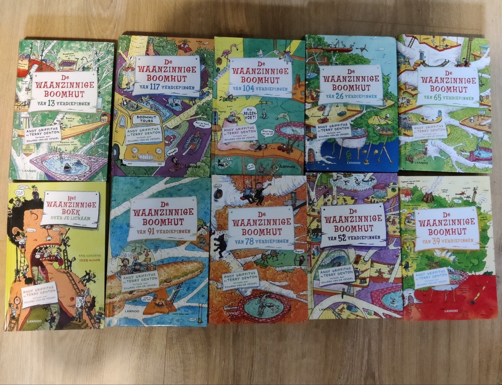 De Waanzinnige Boomhut 1 t/m 9 + extra boek, Boeken, Ophalen of Verzenden, Zo goed als nieuw