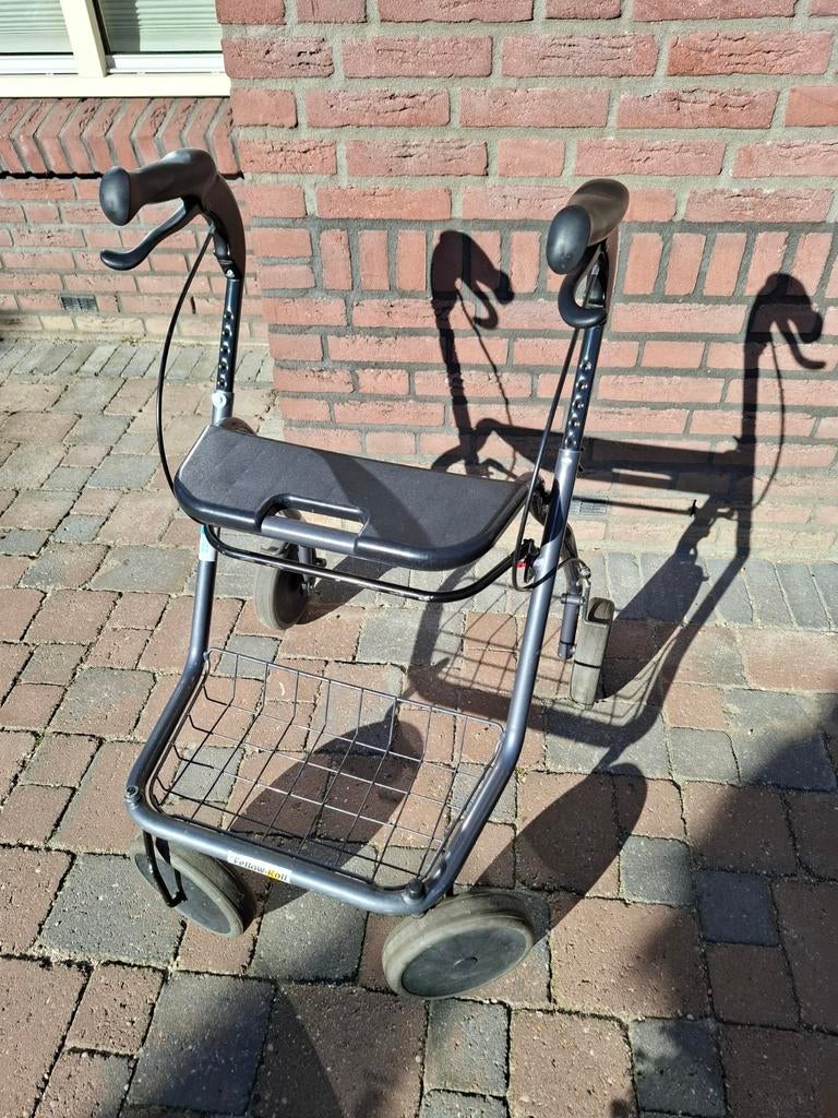 Rollator met grote wielen, Ophalen, Opvouwbaar, Gebruikt