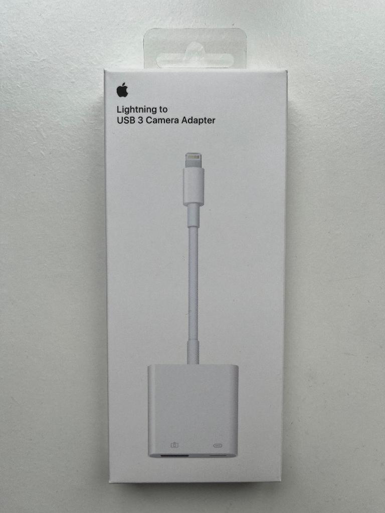 Apple Lightning to USB 3 Camera Adapter (nieuw), Ophalen of Verzenden, Nieuw, Snoer of kabel, Apple iPhone