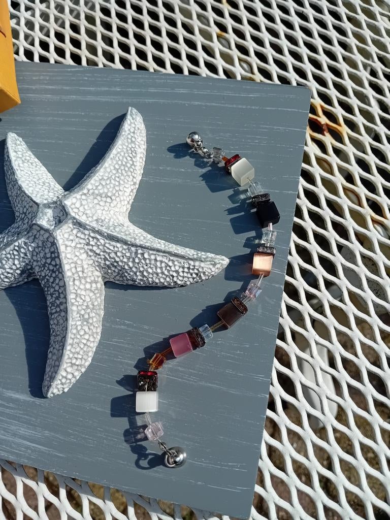 Stijl Coeur de Lion Armbandje met Kleurrijke Kralen, Overige materialen, Overige kleuren, Verzenden, Zo goed als nieuw