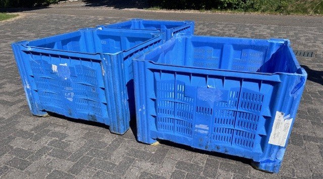 Geperforeerde hooibox palletbox slowfeeder hooi, Niet ingevuld, Zo goed als nieuw, Niet ingevuld, Niet ingevuld
