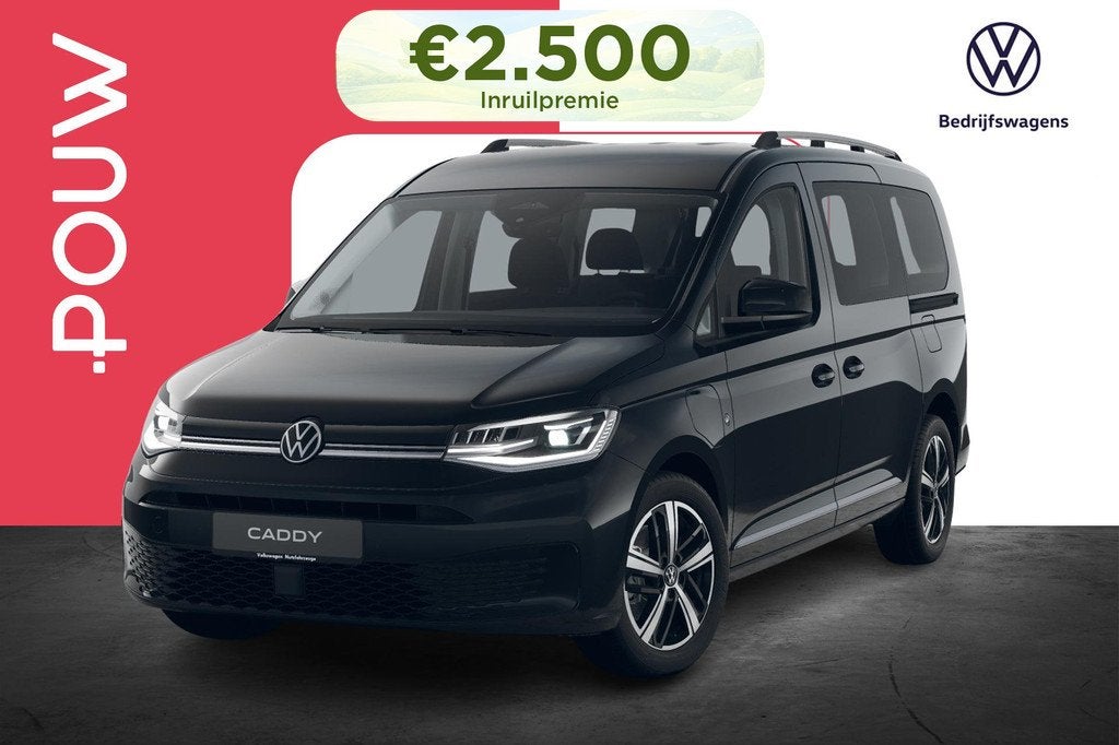 Volkswagen Caddy Kombi Maxi 1.5 TSI 150pk Hybride Style | Wi, Auto's, 12 maanden, 1498 cc, Euro 6, 4 cilinders